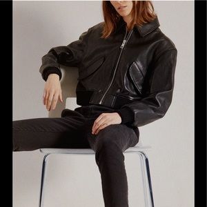 Sale! Tibi Leather Gus Jacket